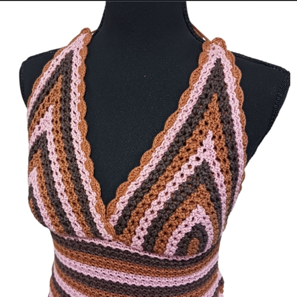 Heartloom Paola Crochet Halter Maxi Dress REVOLVE - Picture 5 of 12